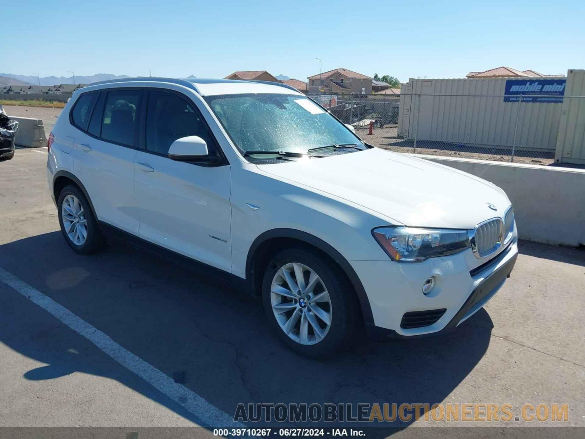 5UXWZ7C53G0R32234 BMW X3 2016