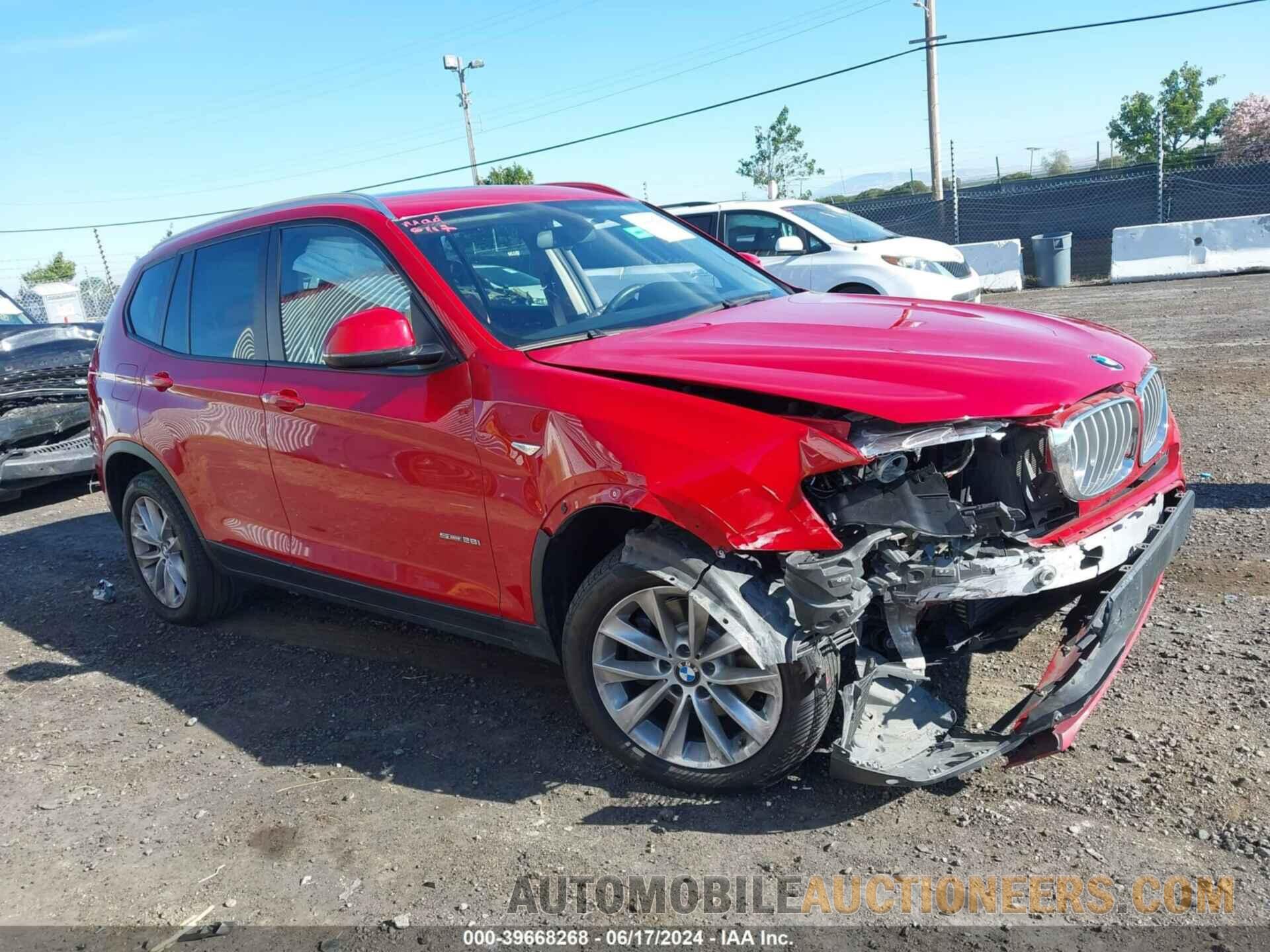 5UXWZ7C53H0U47142 BMW X3 2017