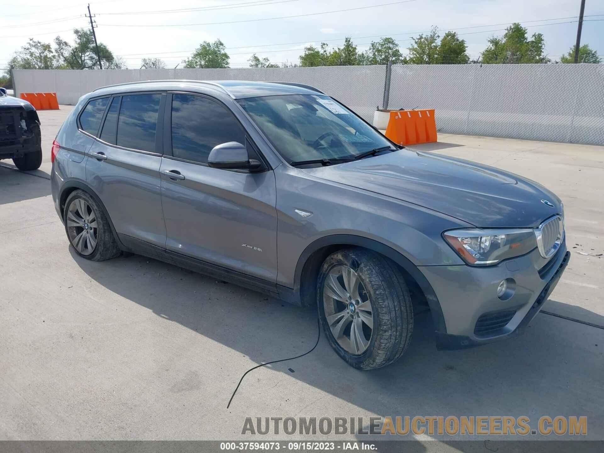 5UXWZ7C54F0F75762 BMW X3 2015