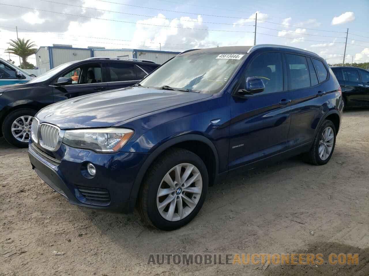 5UXWZ7C54F0F75938 BMW X3 2015