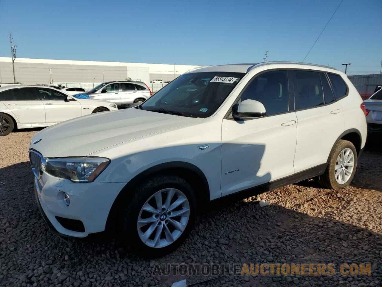 5UXWZ7C54F0M83029 BMW X3 2015