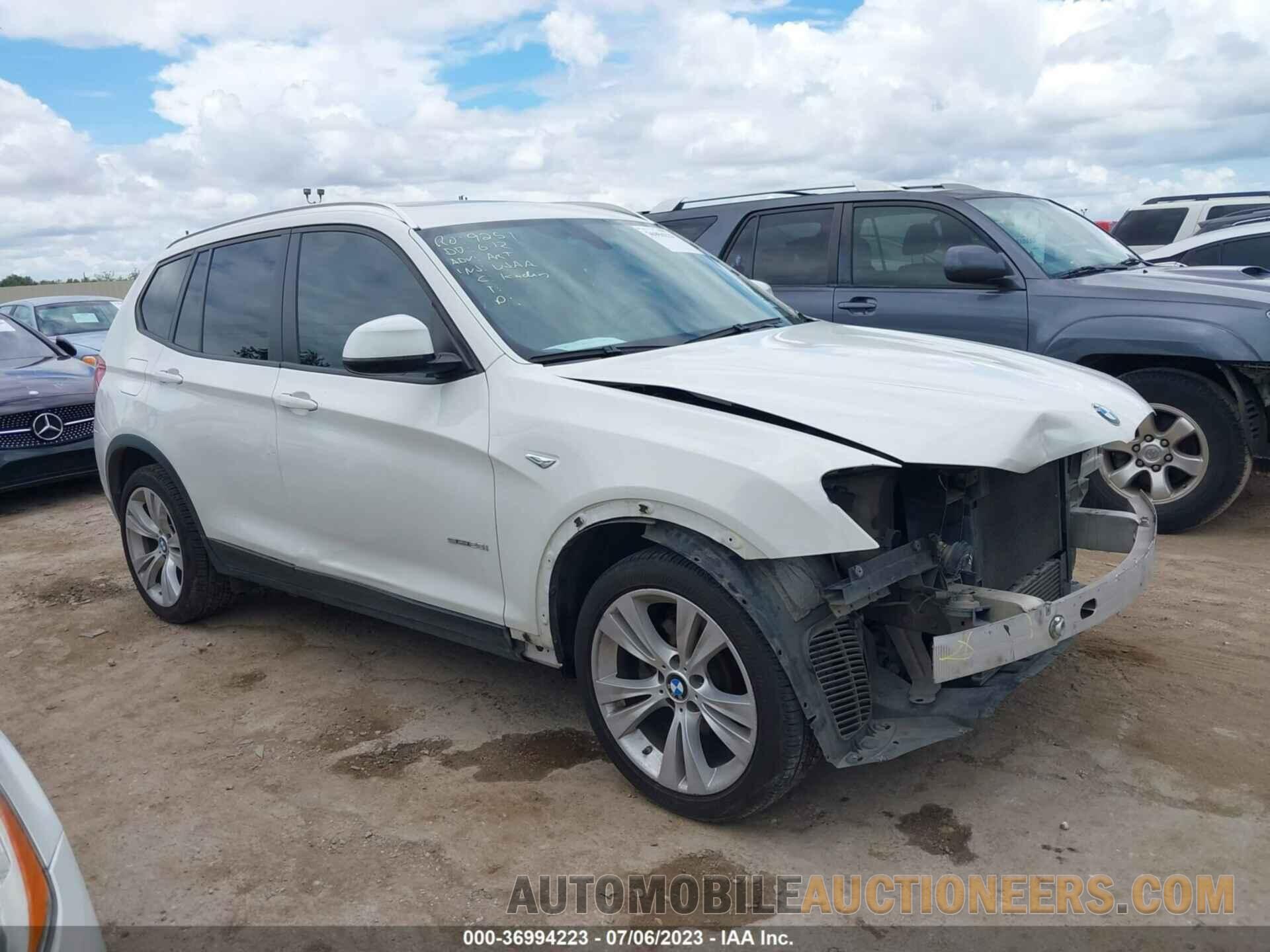 5UXWZ7C54G0R32596 BMW X3 2016