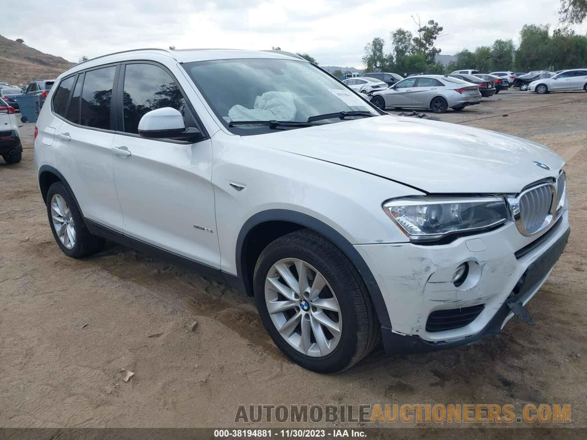 5UXWZ7C54H0V85675 BMW X3 2017