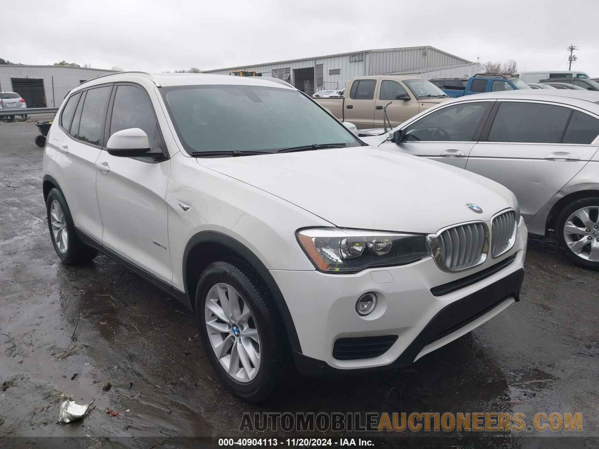 5UXWZ7C54H0V86390 BMW X3 2017