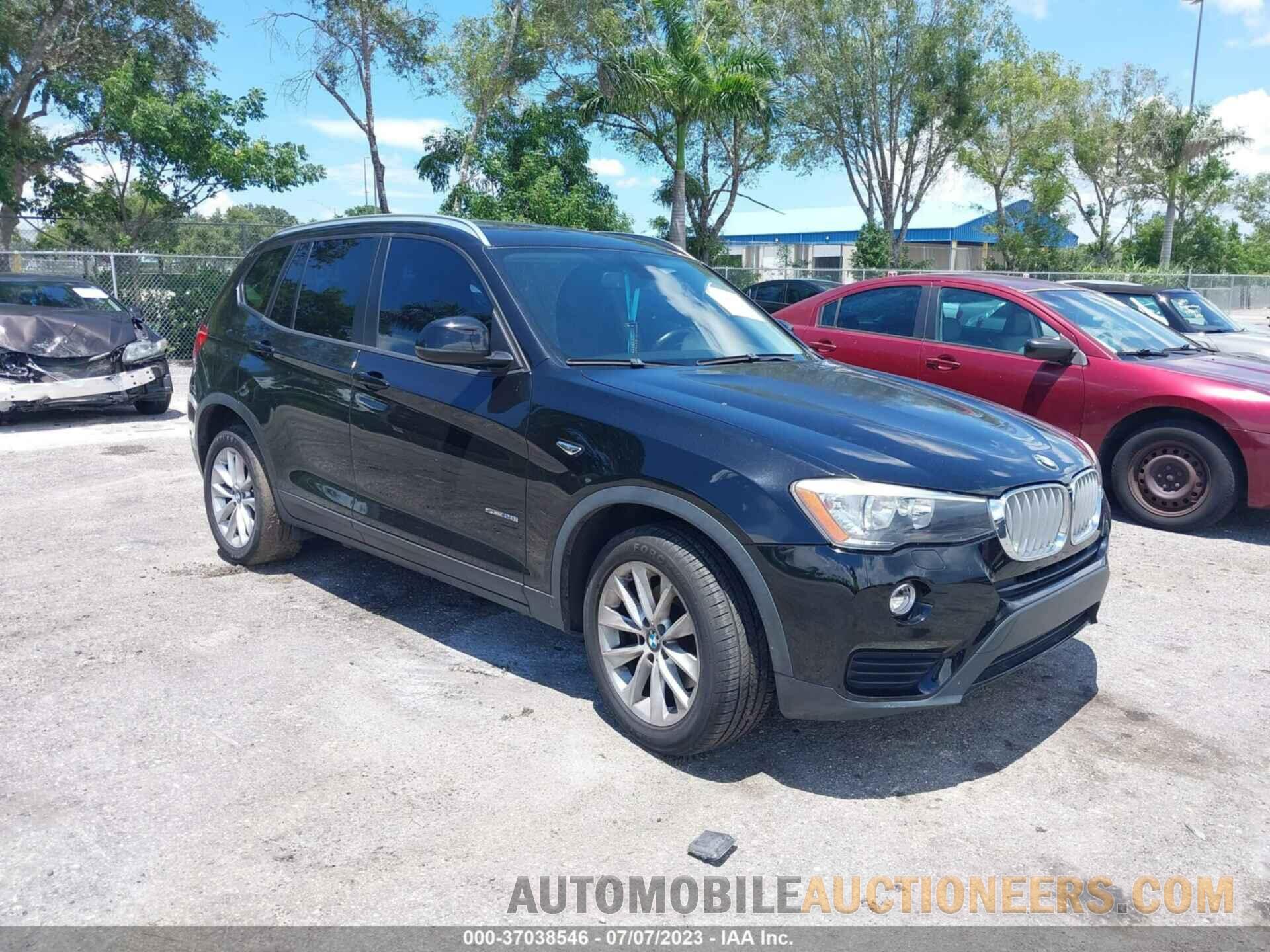 5UXWZ7C55F0M82844 BMW X3 2015