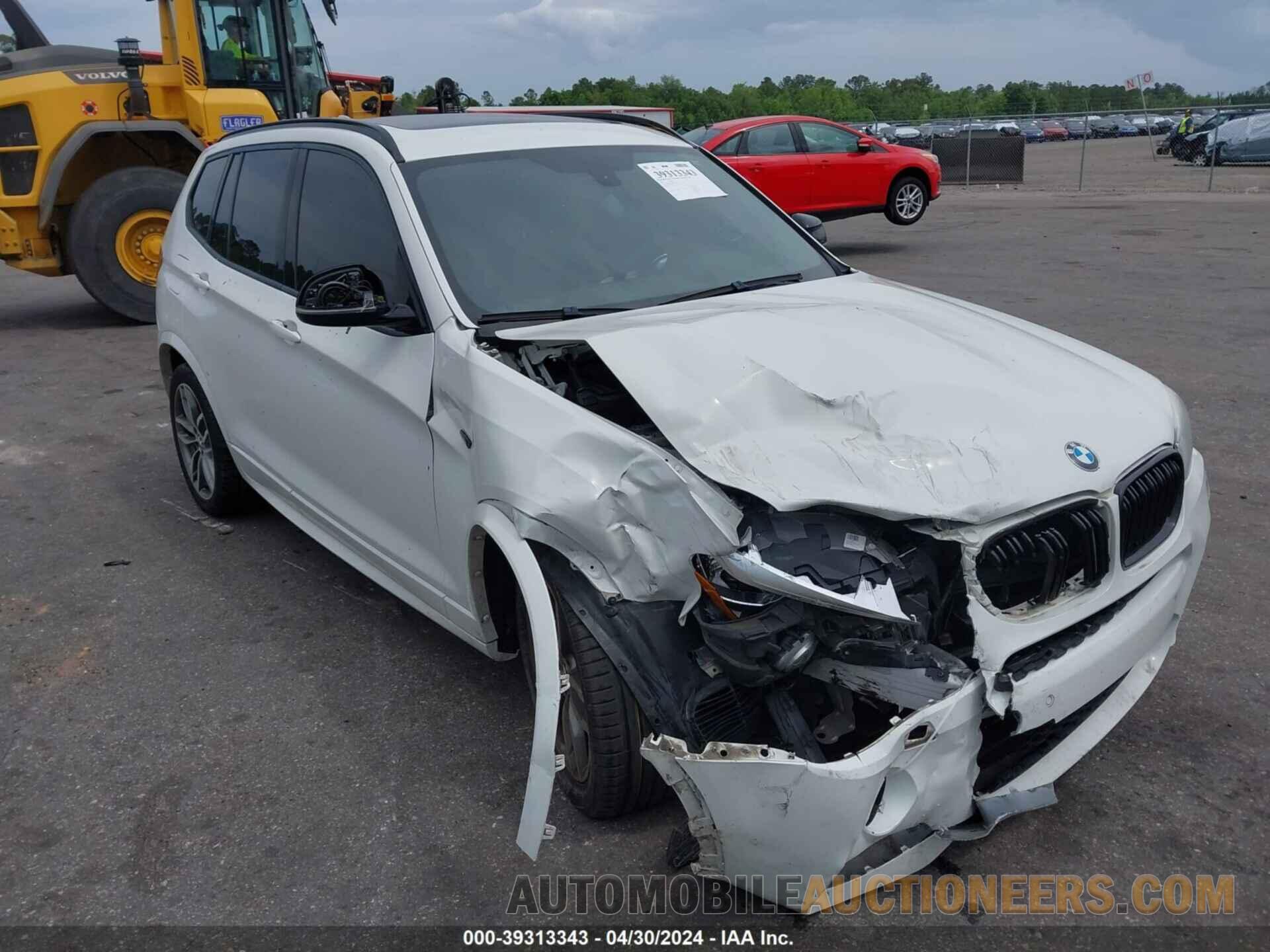 5UXWZ7C56G0R32356 BMW X3 2016