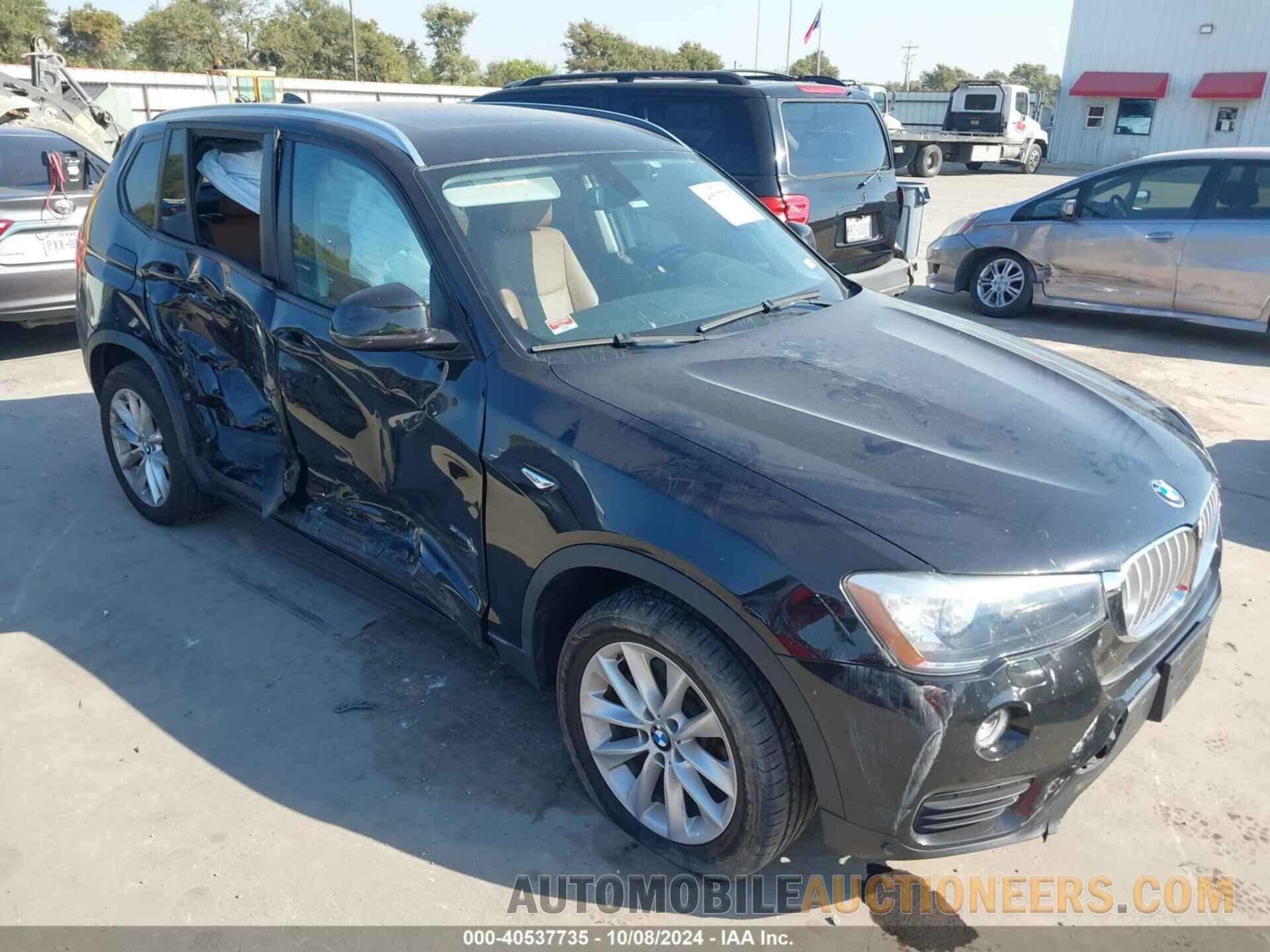 5UXWZ7C56G0T42691 BMW X3 2016