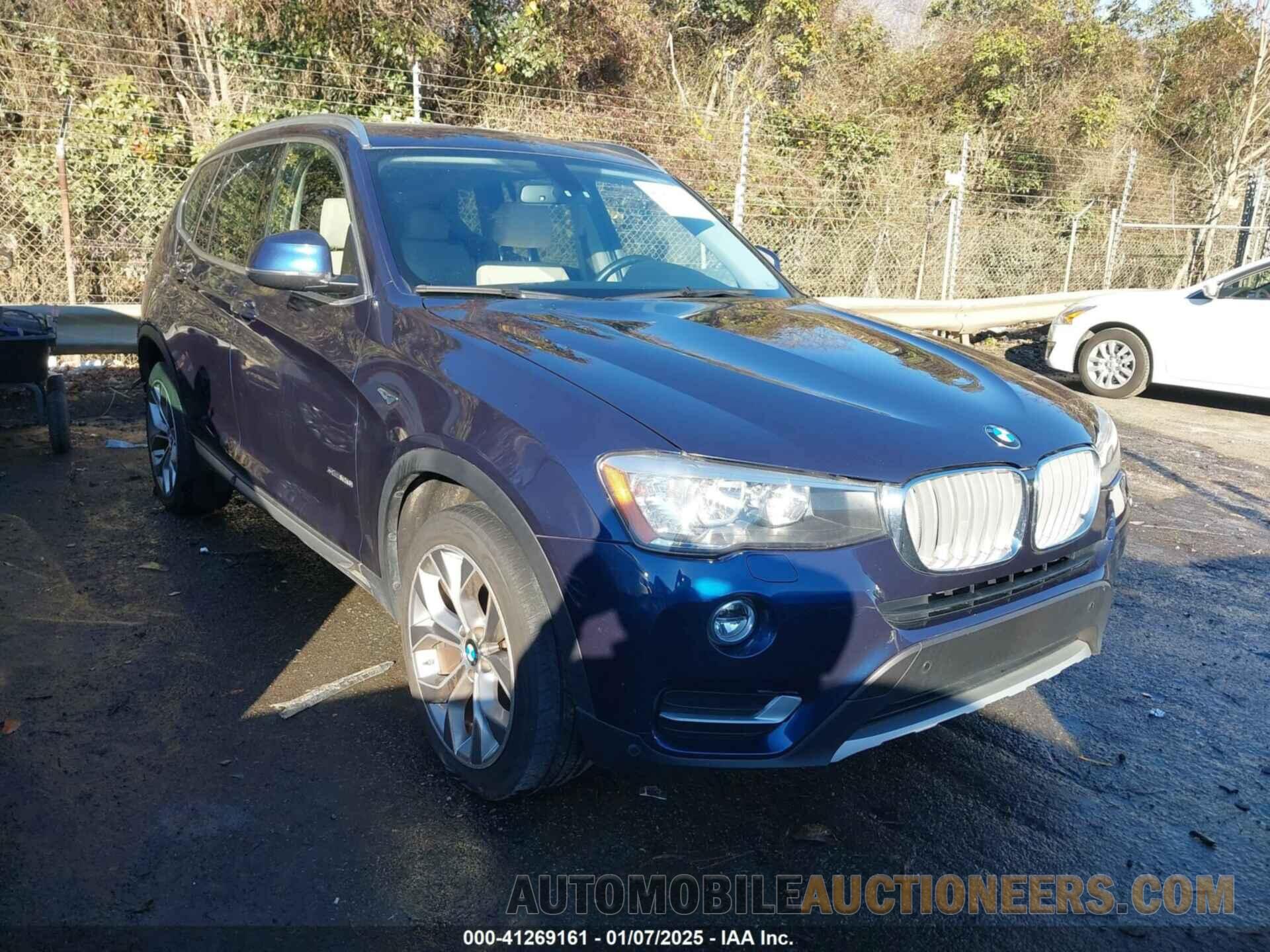 5UXWZ7C56G0T43212 BMW X3 2016