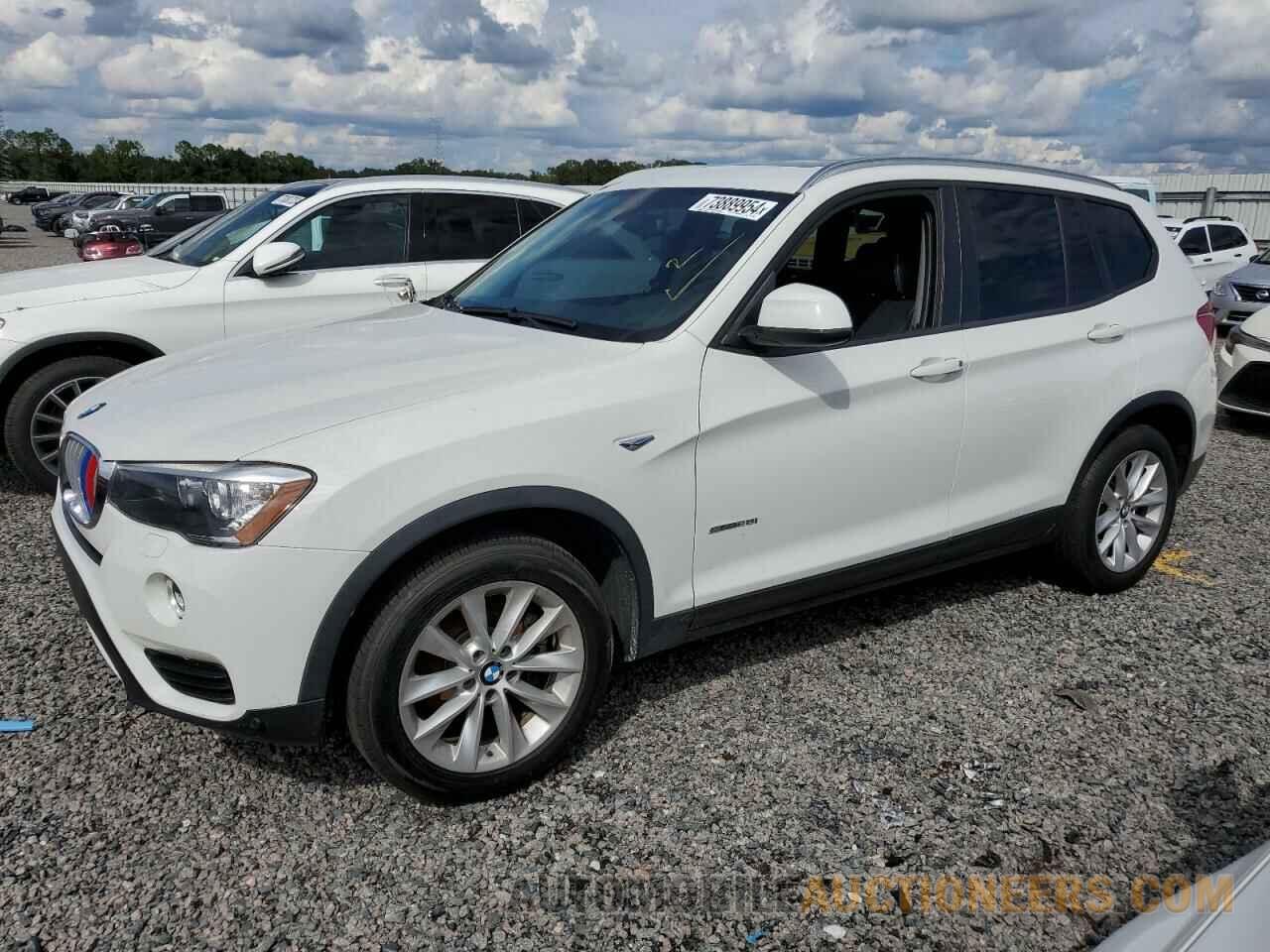 5UXWZ7C56G0T43324 BMW X3 2016