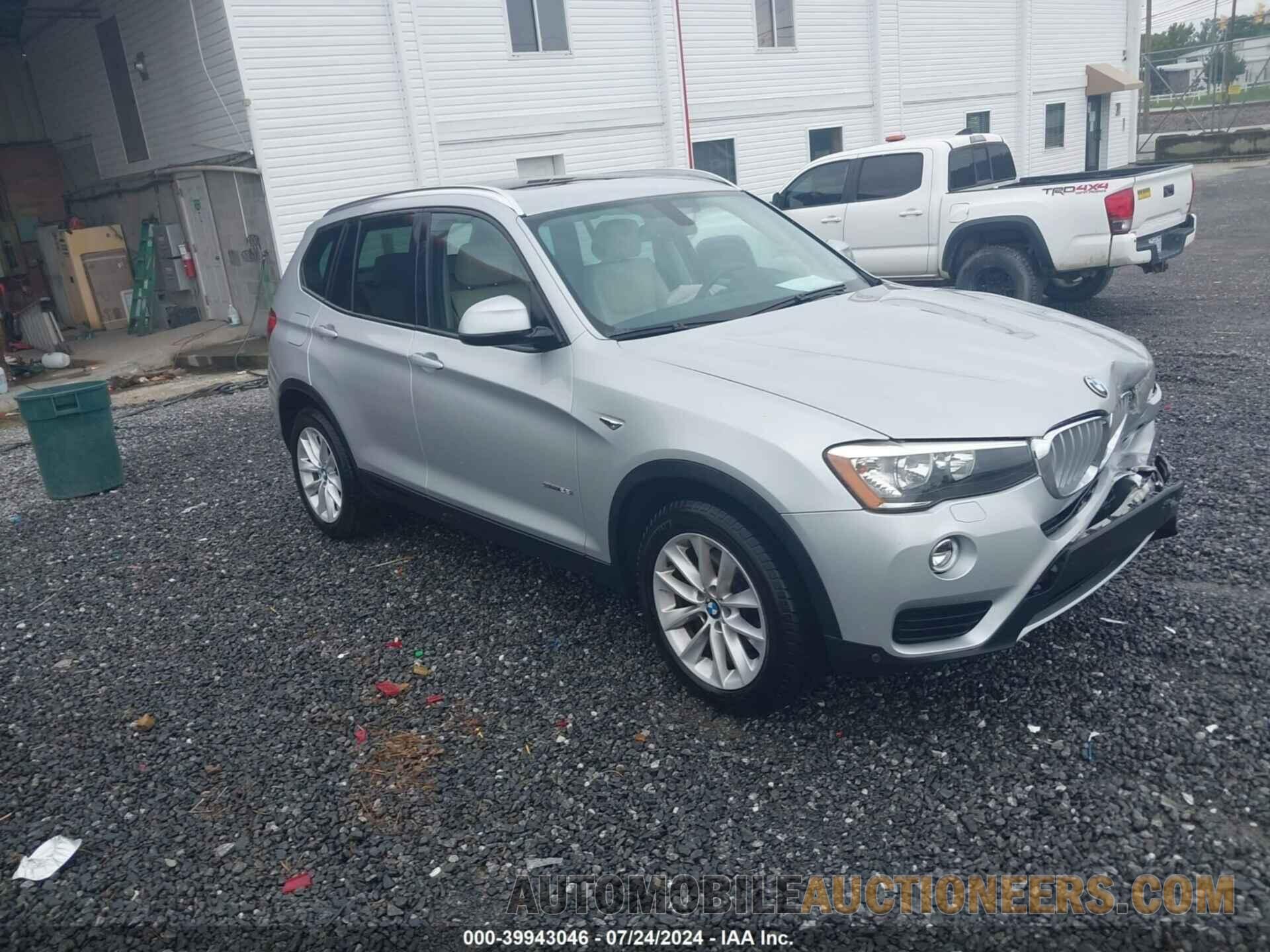 5UXWZ7C56H0V85001 BMW X3 2017