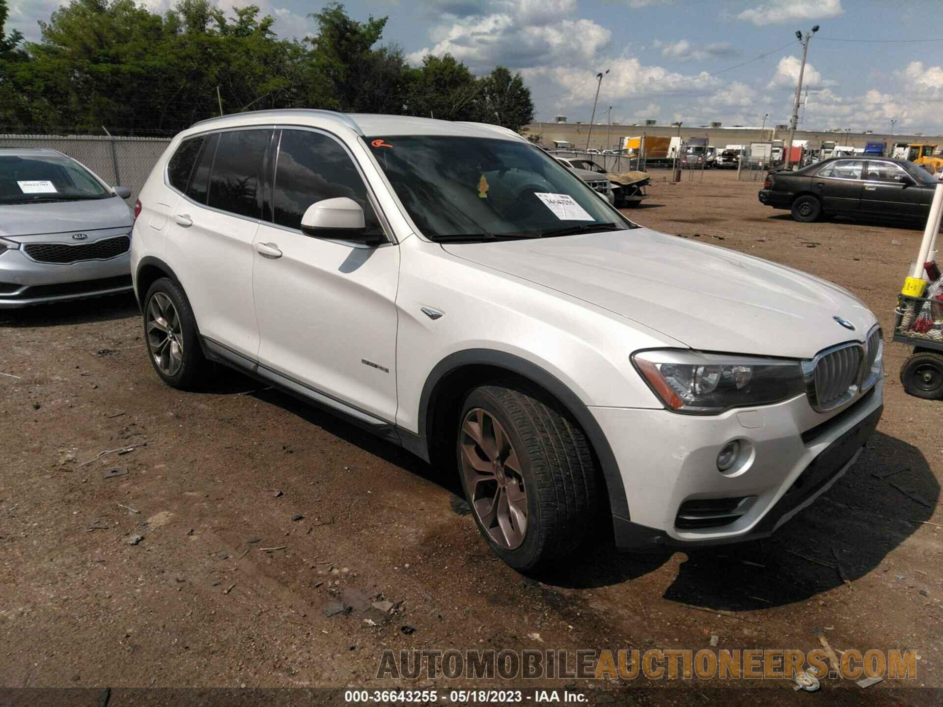 5UXWZ7C57F0F75898 BMW X3 2015