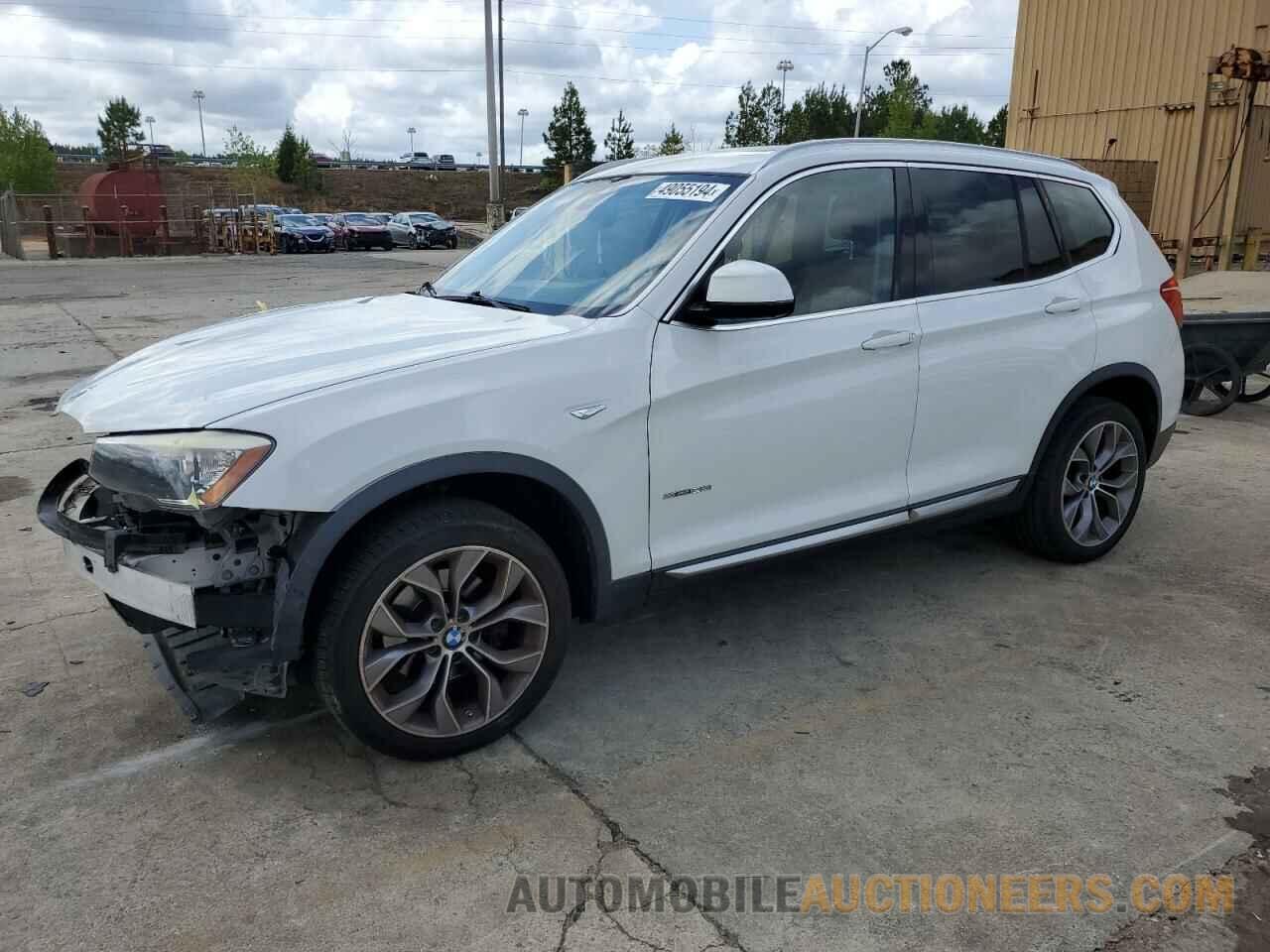 5UXWZ7C57F0F75917 BMW X3 2015