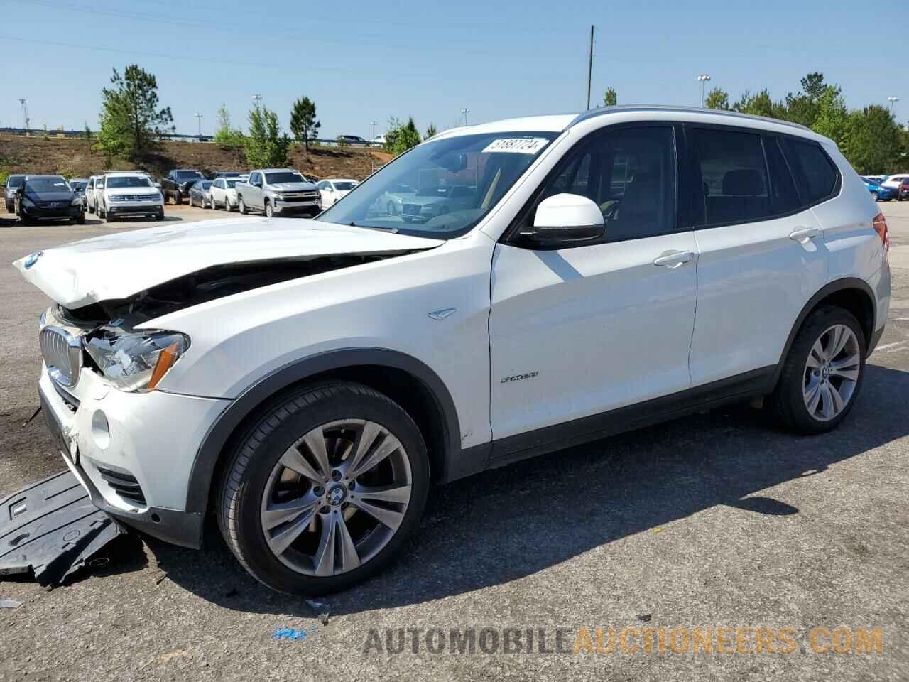 5UXWZ7C57F0F75965 BMW X3 2015