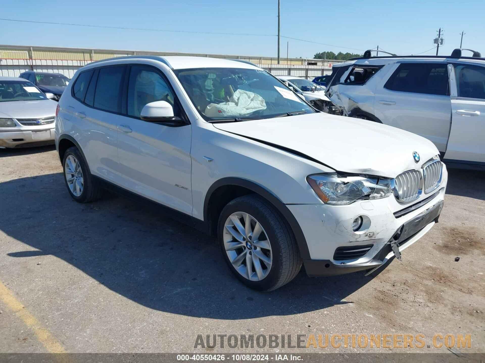 5UXWZ7C57F0M83445 BMW X3 2015