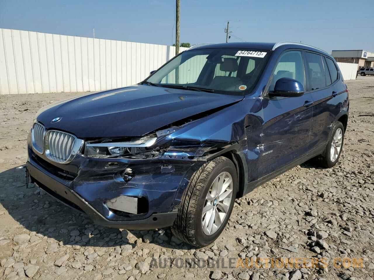 5UXWZ7C57G0R33287 BMW X3 2016