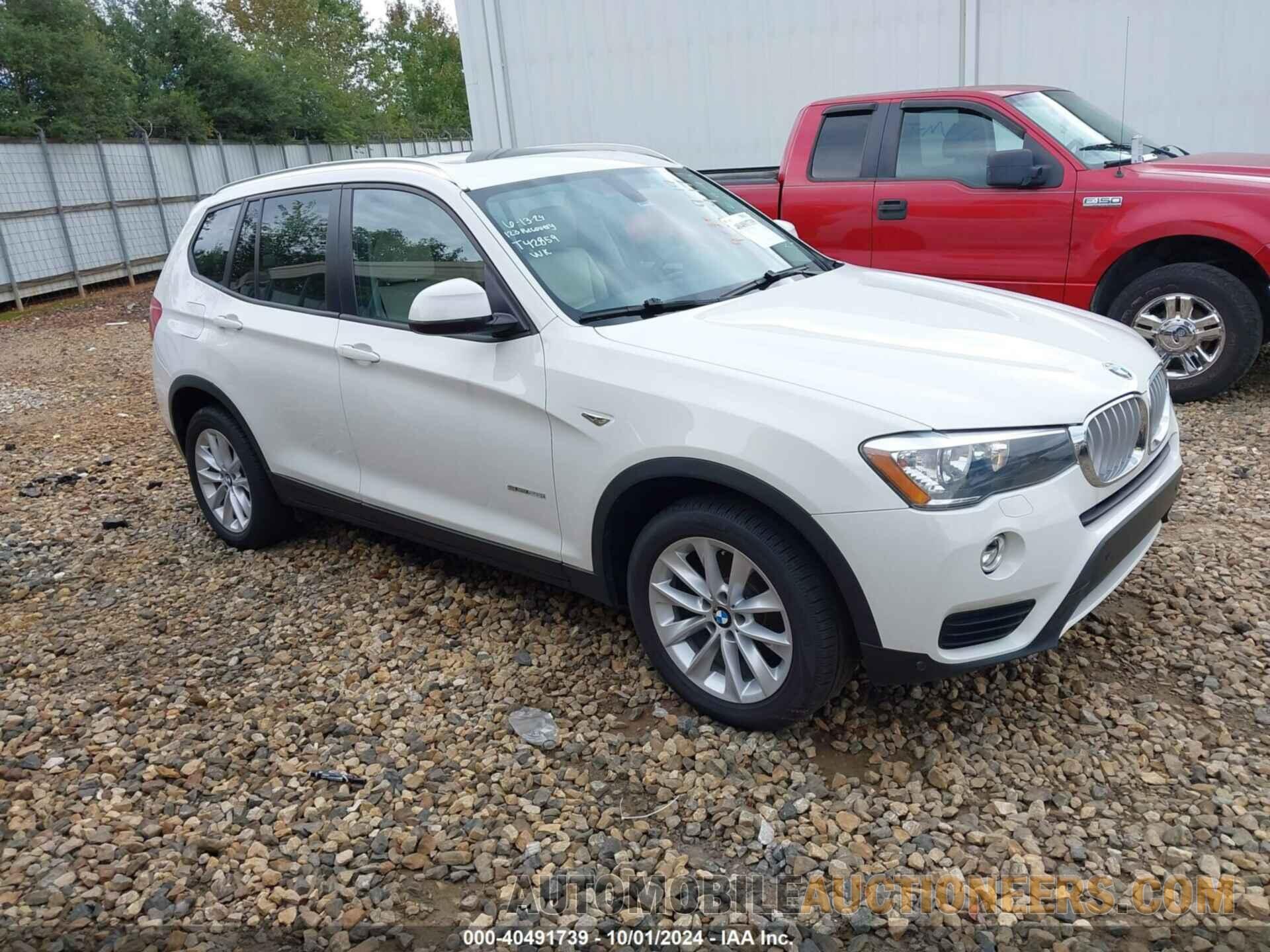 5UXWZ7C57G0T42859 BMW X3 2016