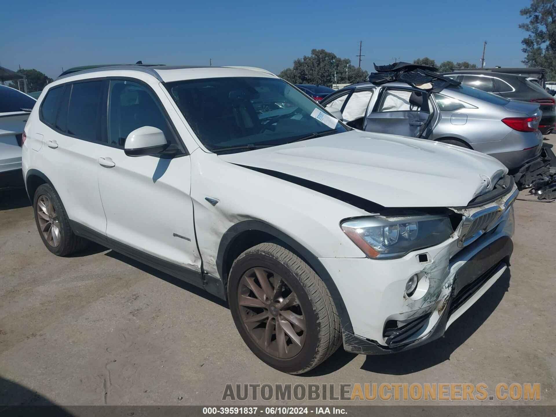 5UXWZ7C57H0T43558 BMW X3 2017