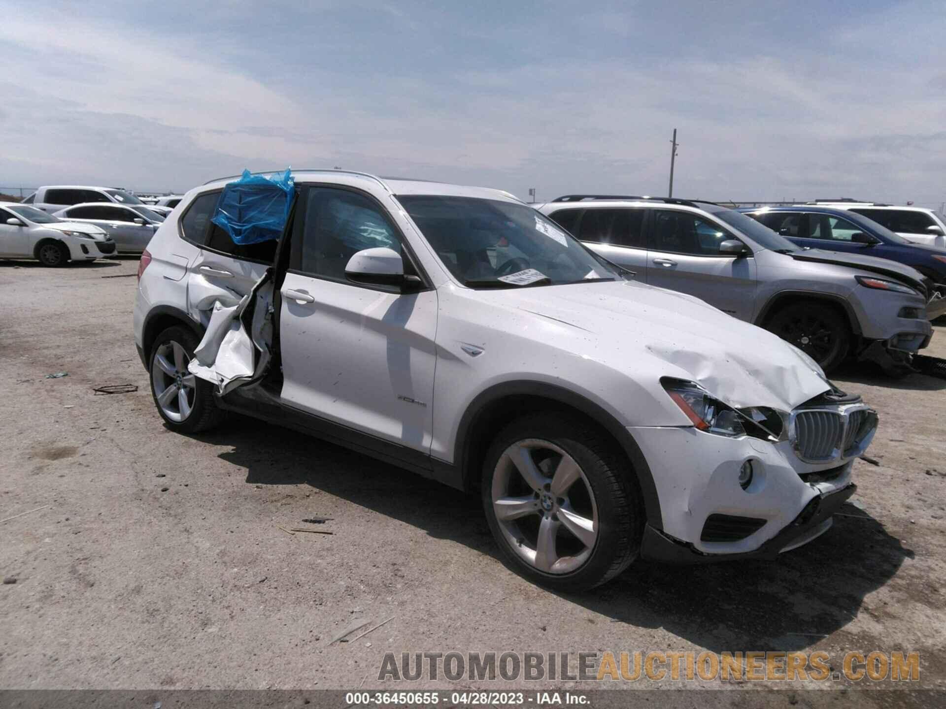 5UXWZ7C57H0V84892 BMW X3 2017