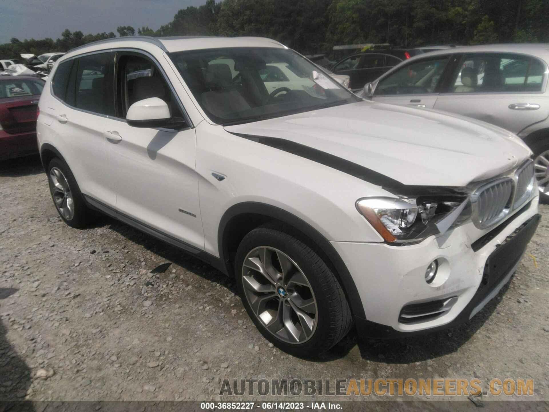 5UXWZ7C58F0F76347 BMW X3 2015