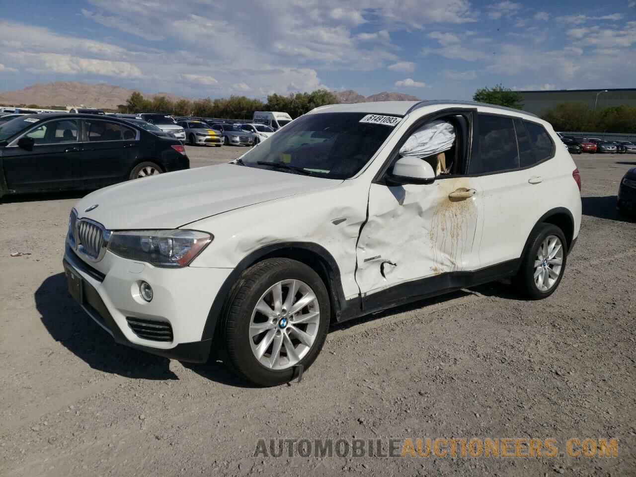 5UXWZ7C58G0R31838 BMW X3 2016