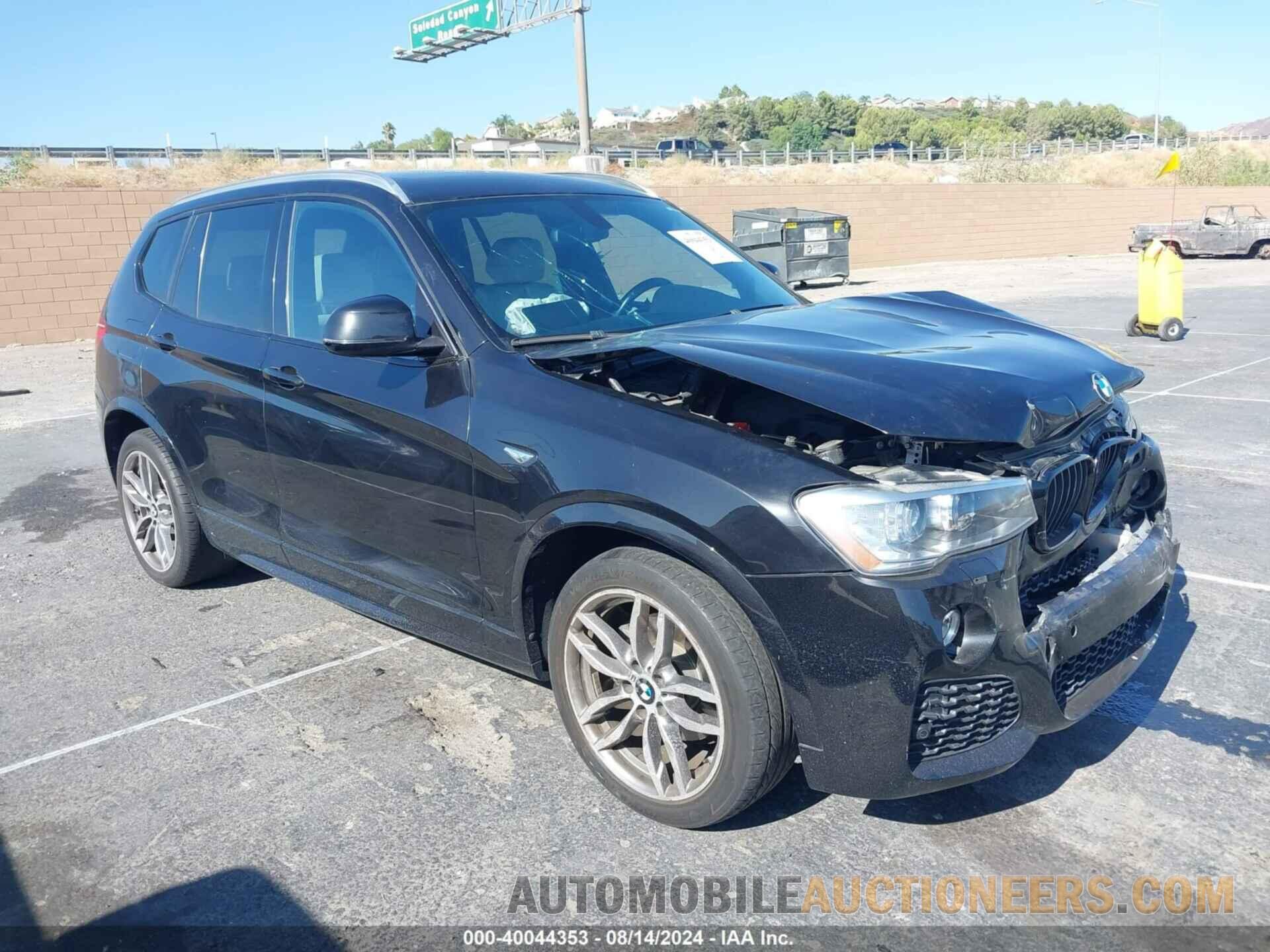 5UXWZ7C58G0R31967 BMW X3 2016