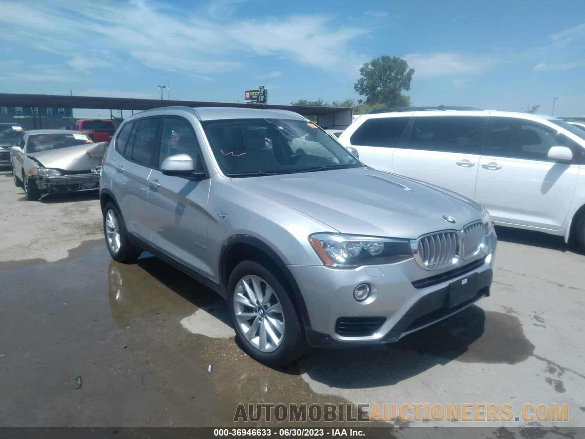 5UXWZ7C58G0R33301 BMW X3 2016