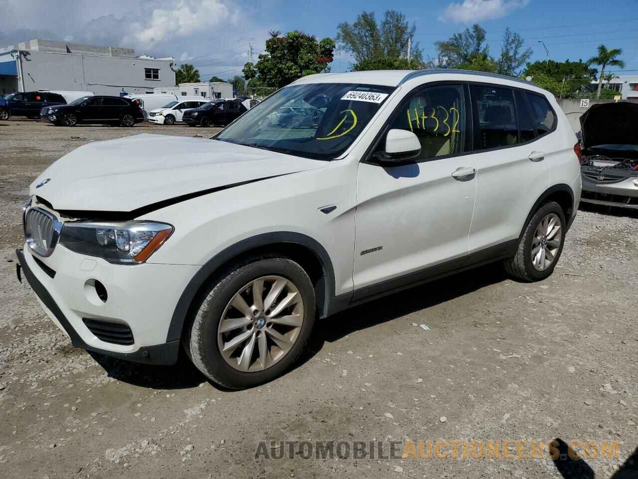 5UXWZ7C58G0T42966 BMW X3 2016