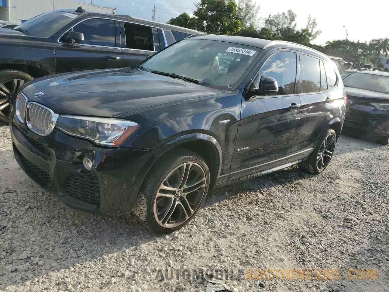 5UXWZ7C58G0T43003 BMW X3 2016