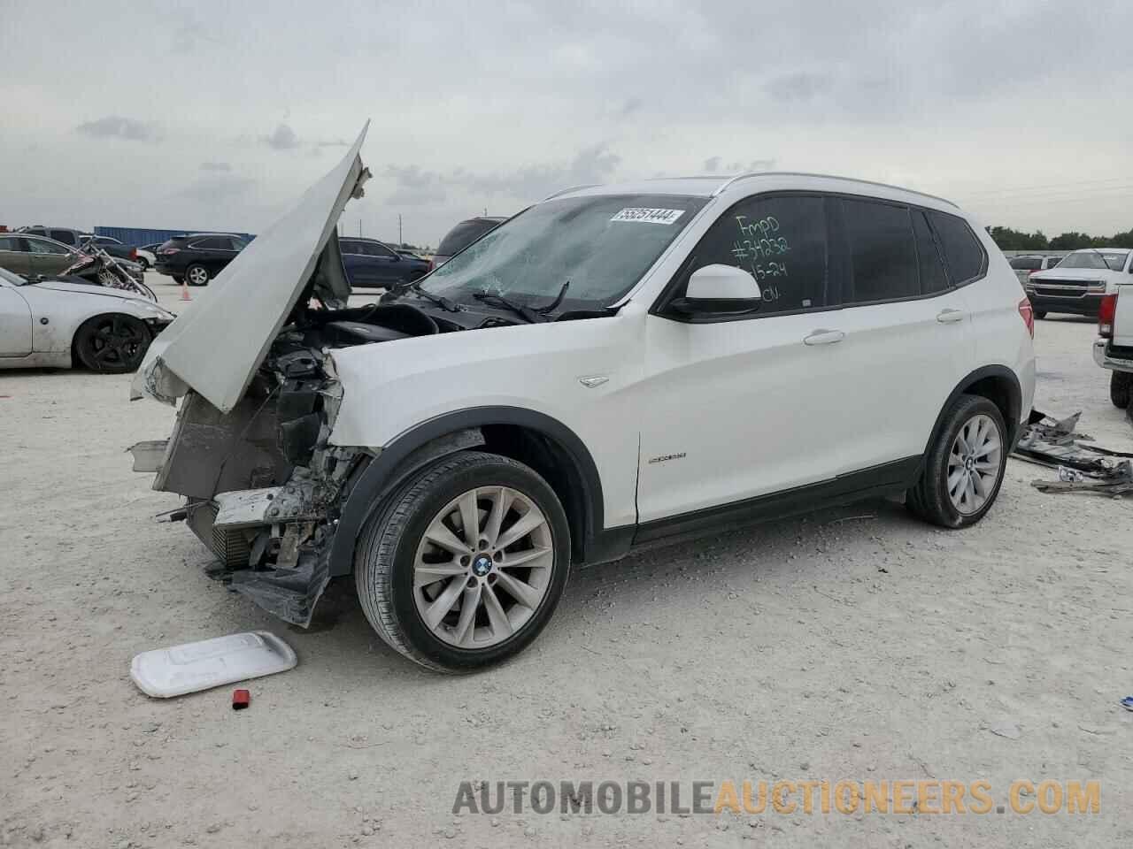 5UXWZ7C59F0F75854 BMW X3 2015