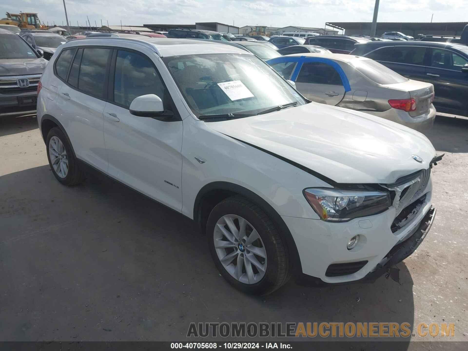 5UXWZ7C59G0M83660 BMW X3 2016