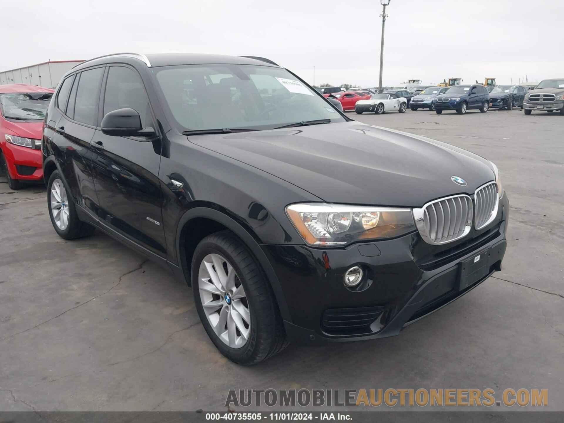 5UXWZ7C59G0R32528 BMW X3 2016