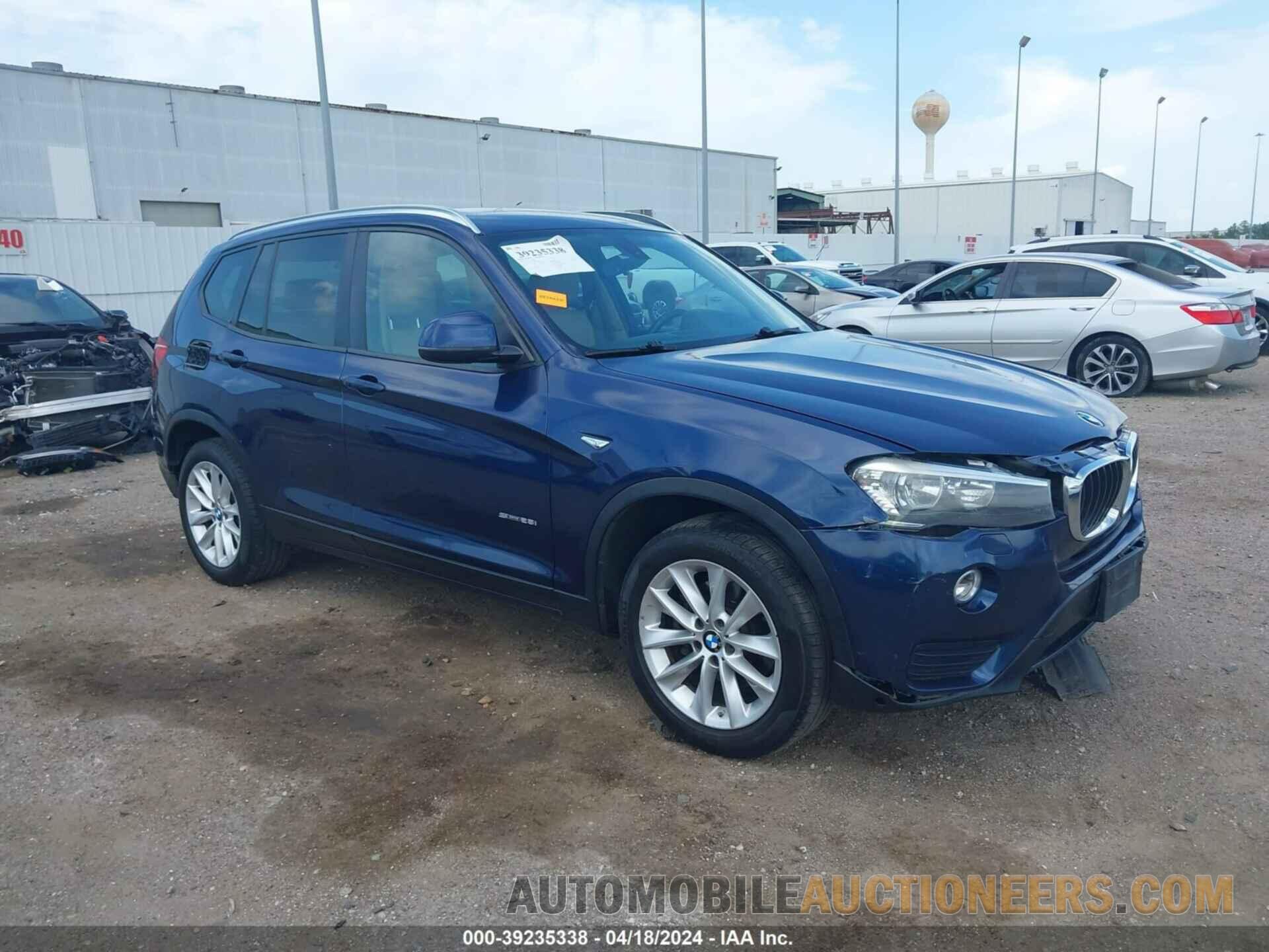 5UXWZ7C5XG0R32988 BMW X3 2016