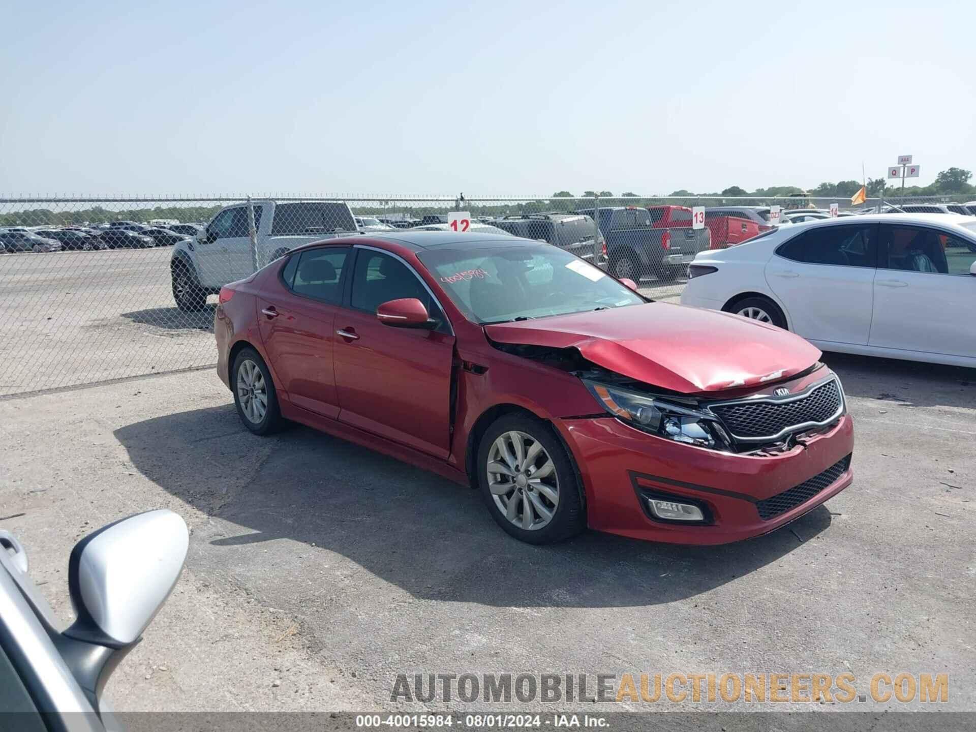 5XXGN4A78FG493307 KIA OPTIMA 2015