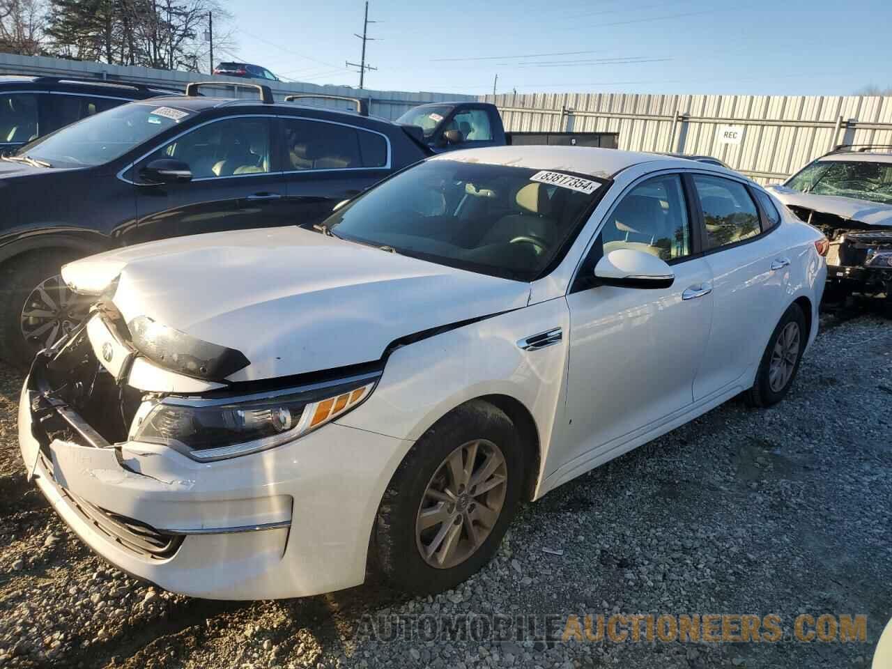 5XXGT4L35GG063929 KIA OPTIMA 2016