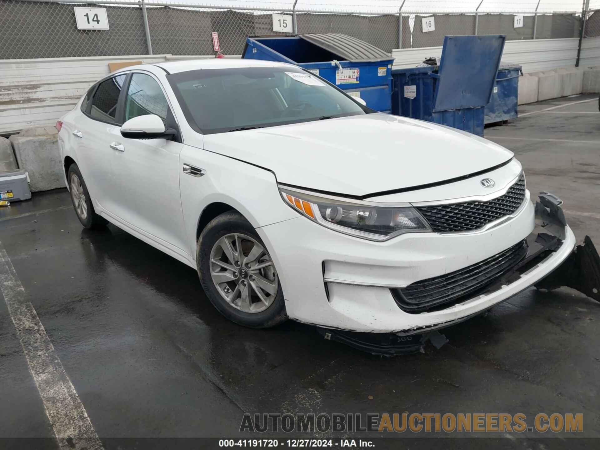 5XXGT4L37GG019740 KIA OPTIMA 2016