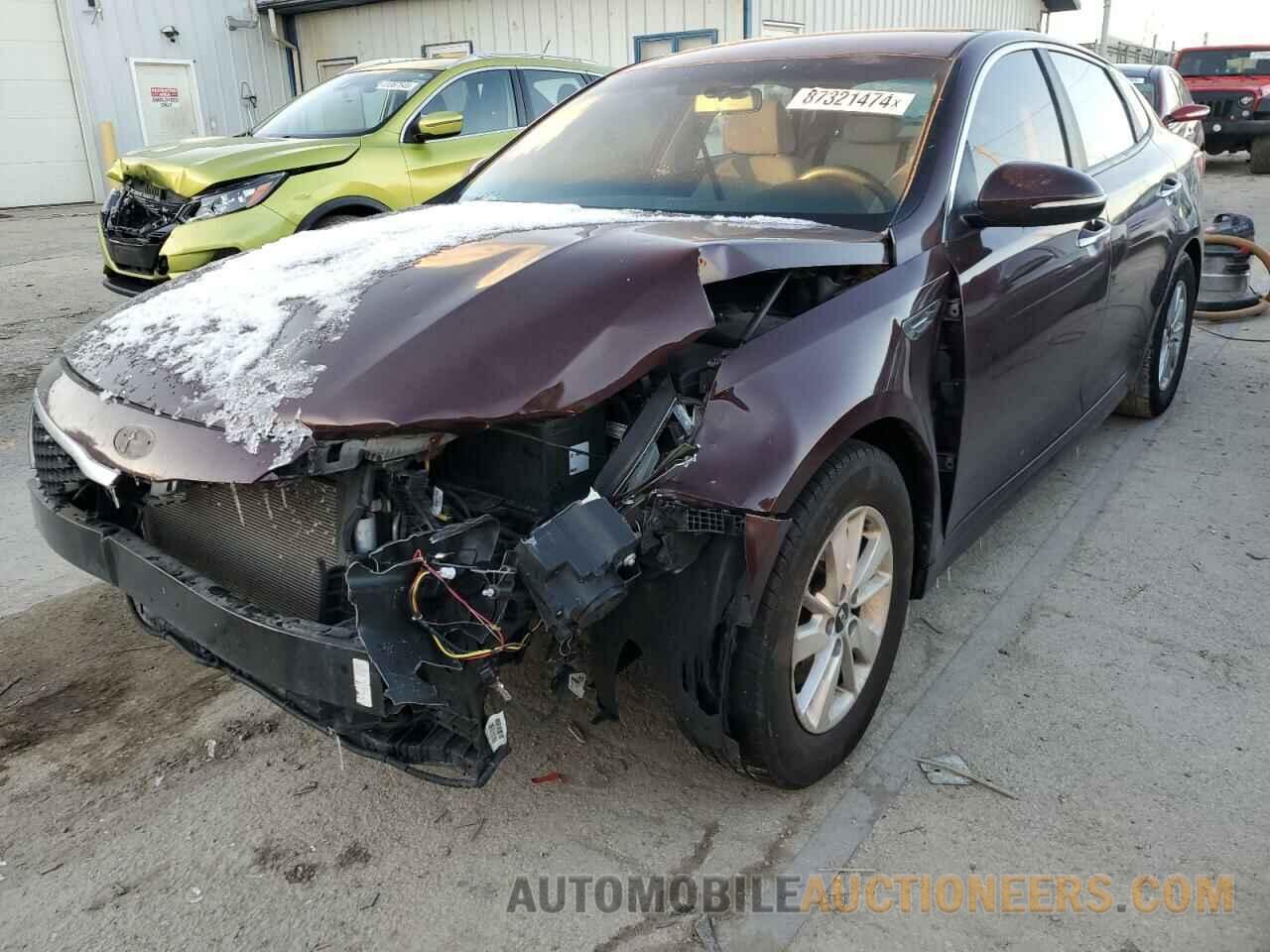 5XXGT4L38GG026325 KIA OPTIMA 2016