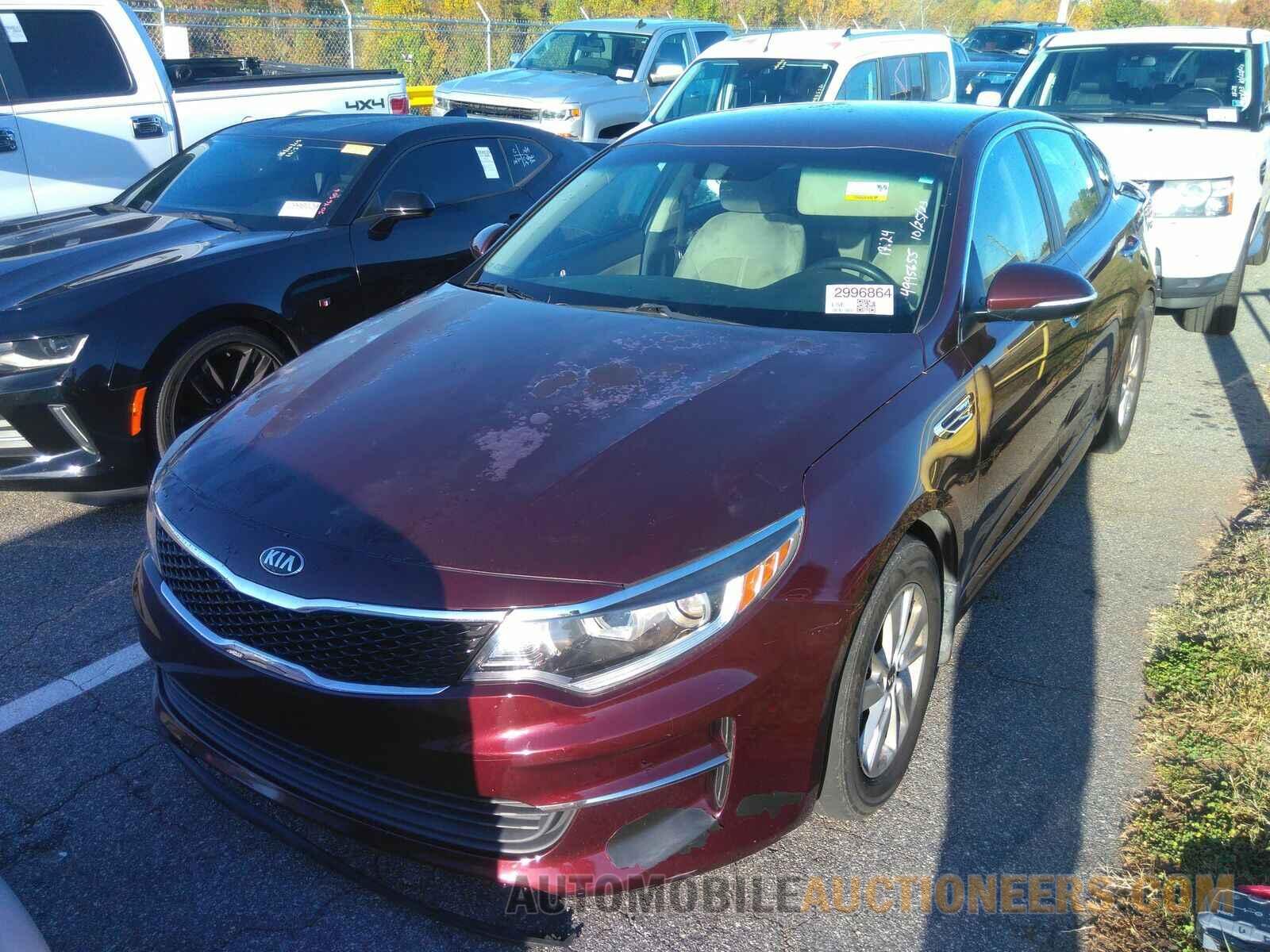 5XXGT4L39GG118558 Kia Optima 2016