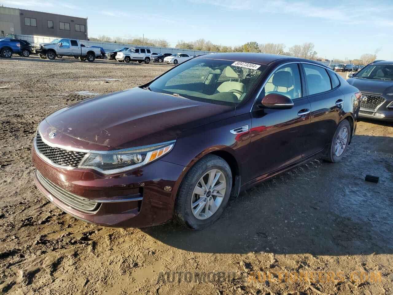 5XXGT4L3XGG114714 KIA OPTIMA 2016