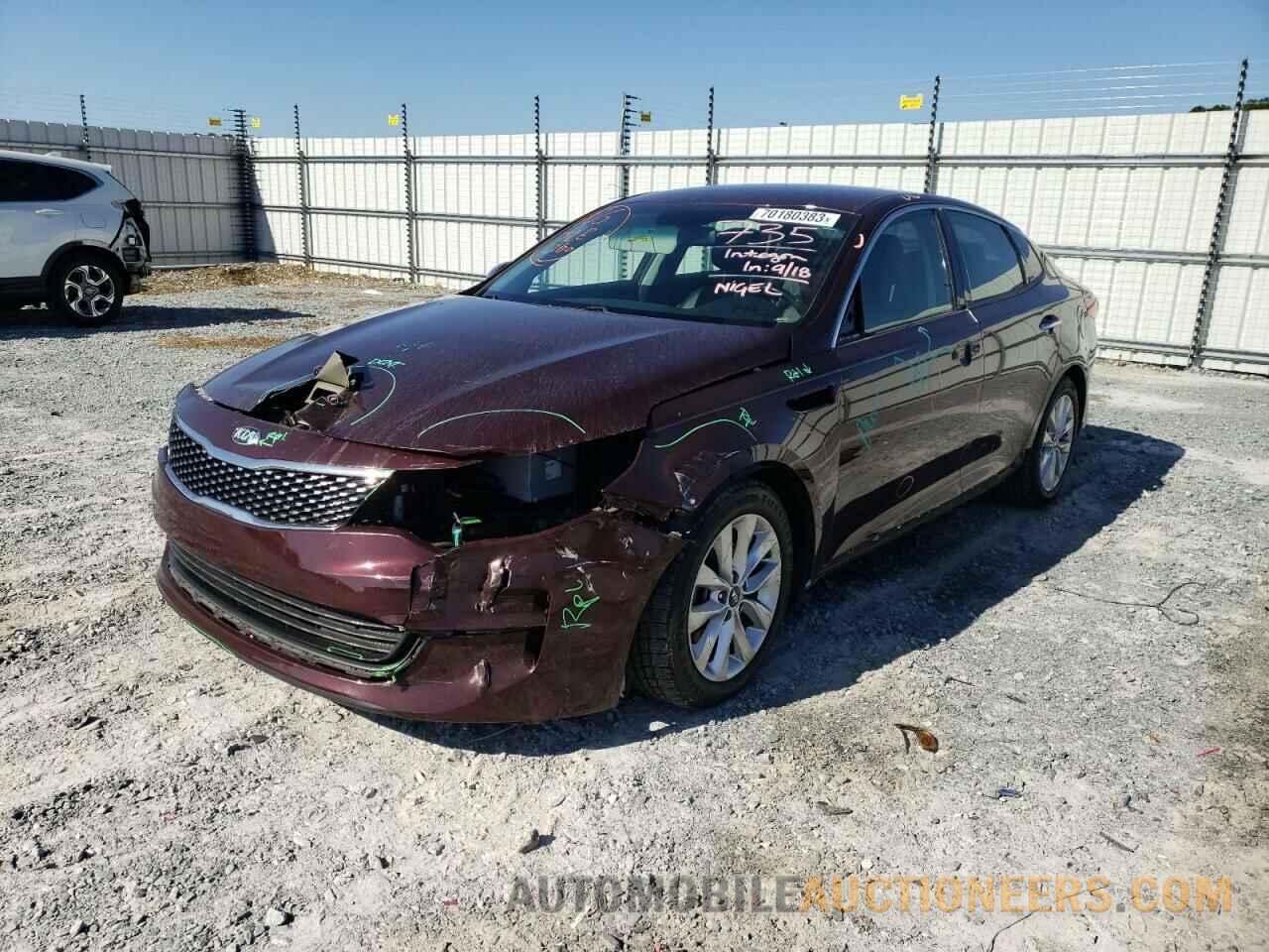 5XXGU4L37JG244969 KIA OPTIMA 2018