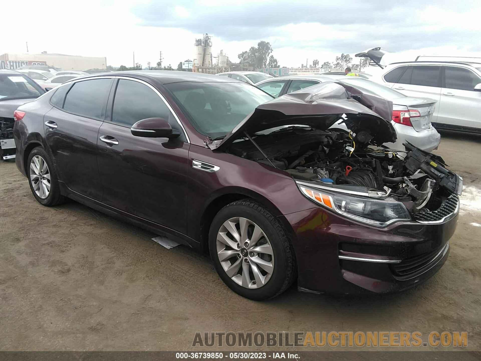 5XXGU4L3XJG274922 KIA OPTIMA 2018