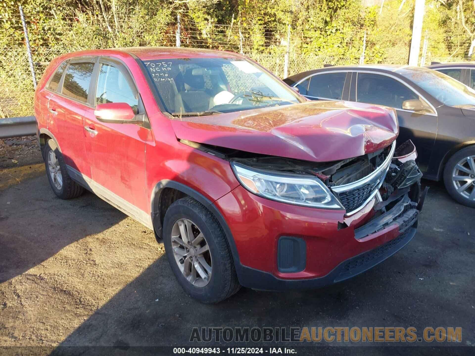 5XYKT3A66FG629740 KIA SORENTO 2015