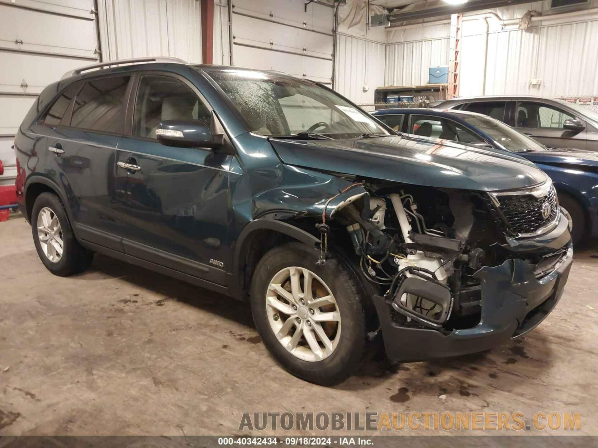 5XYKTCA62EG544960 KIA SORENTO 2014