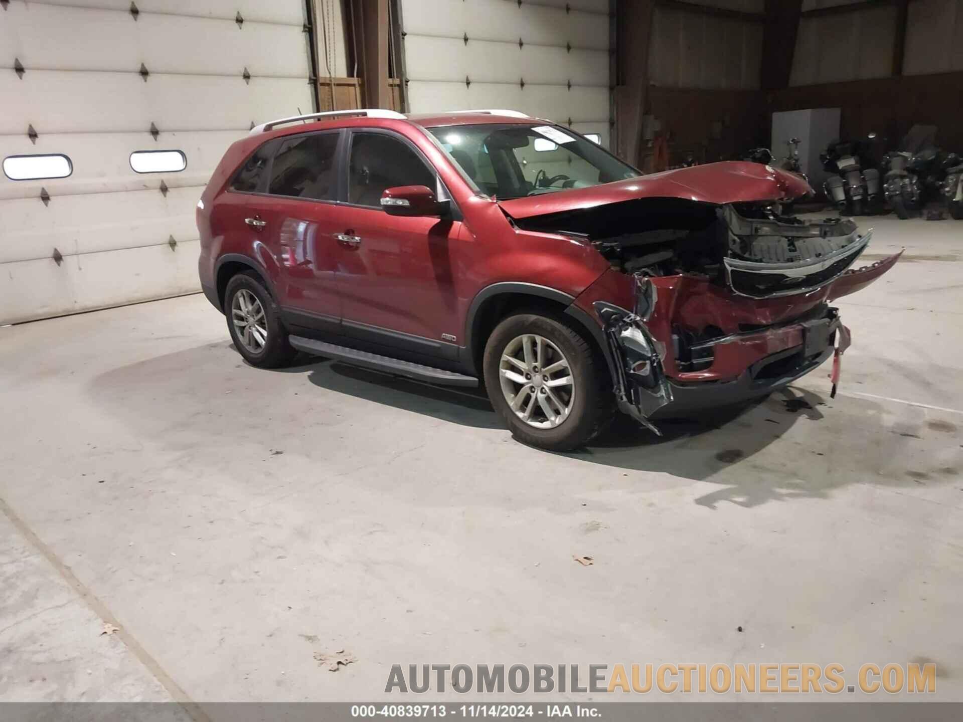 5XYKTCA65FG606787 KIA SORENTO 2015