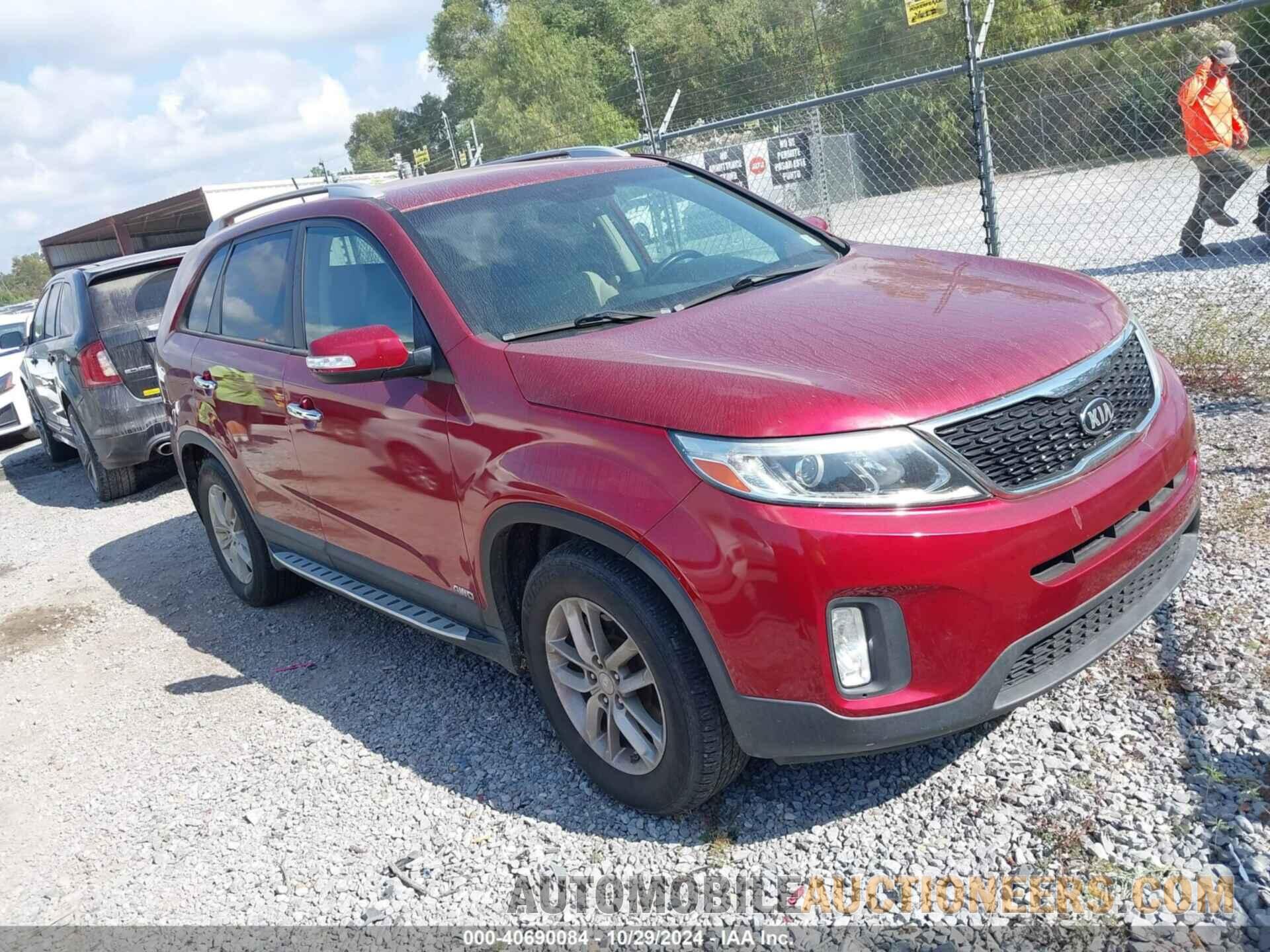 5XYKTDA68FG559339 KIA SORENTO 2015