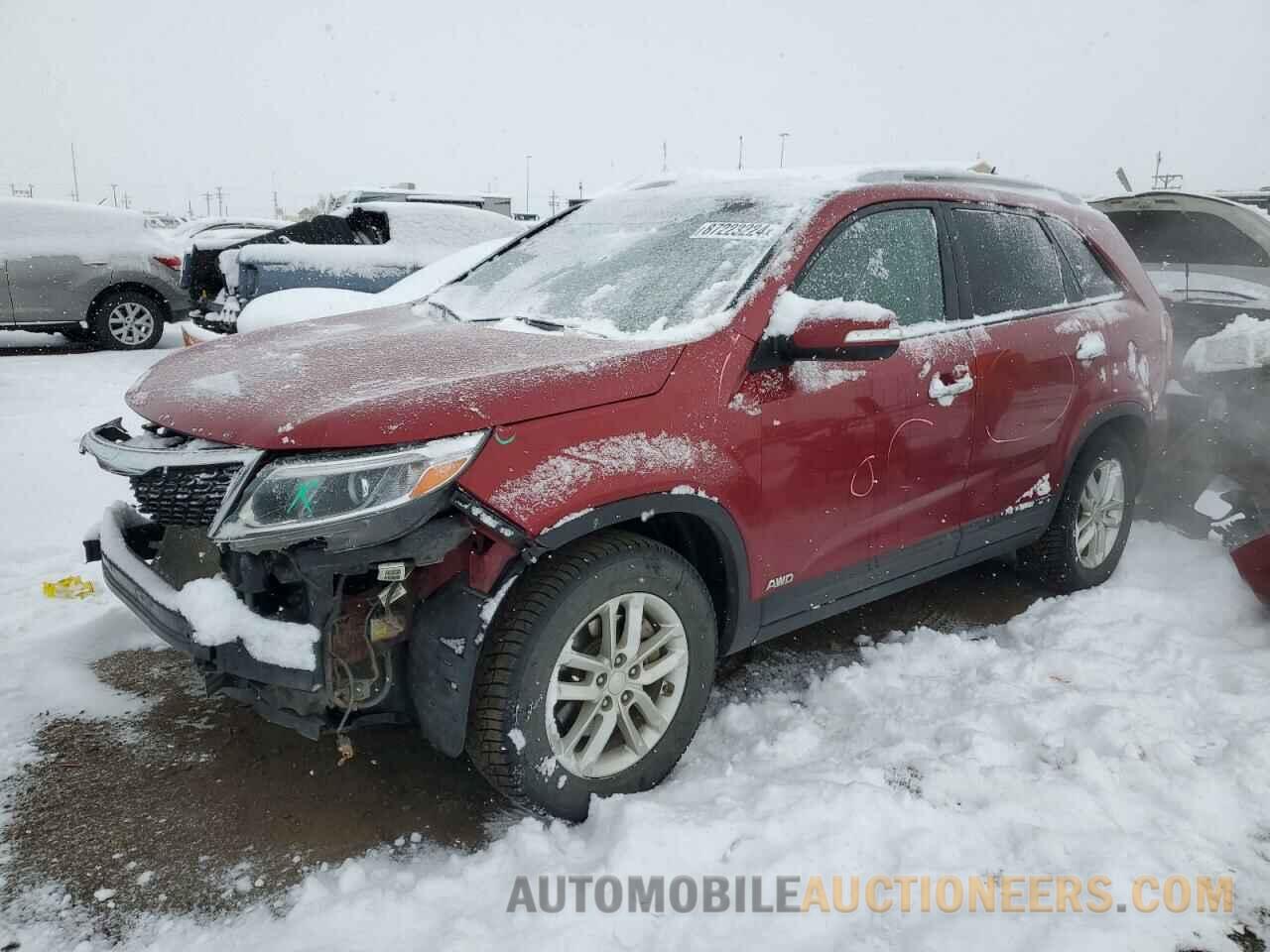 5XYKTDA70FG558548 KIA SORENTO 2015