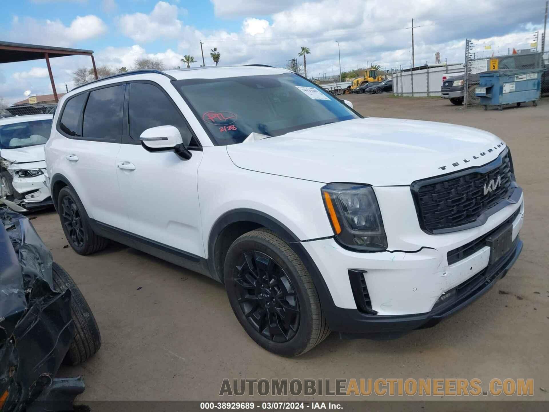 5XYP5DHC1NG245249 KIA TELLURIDE 2022