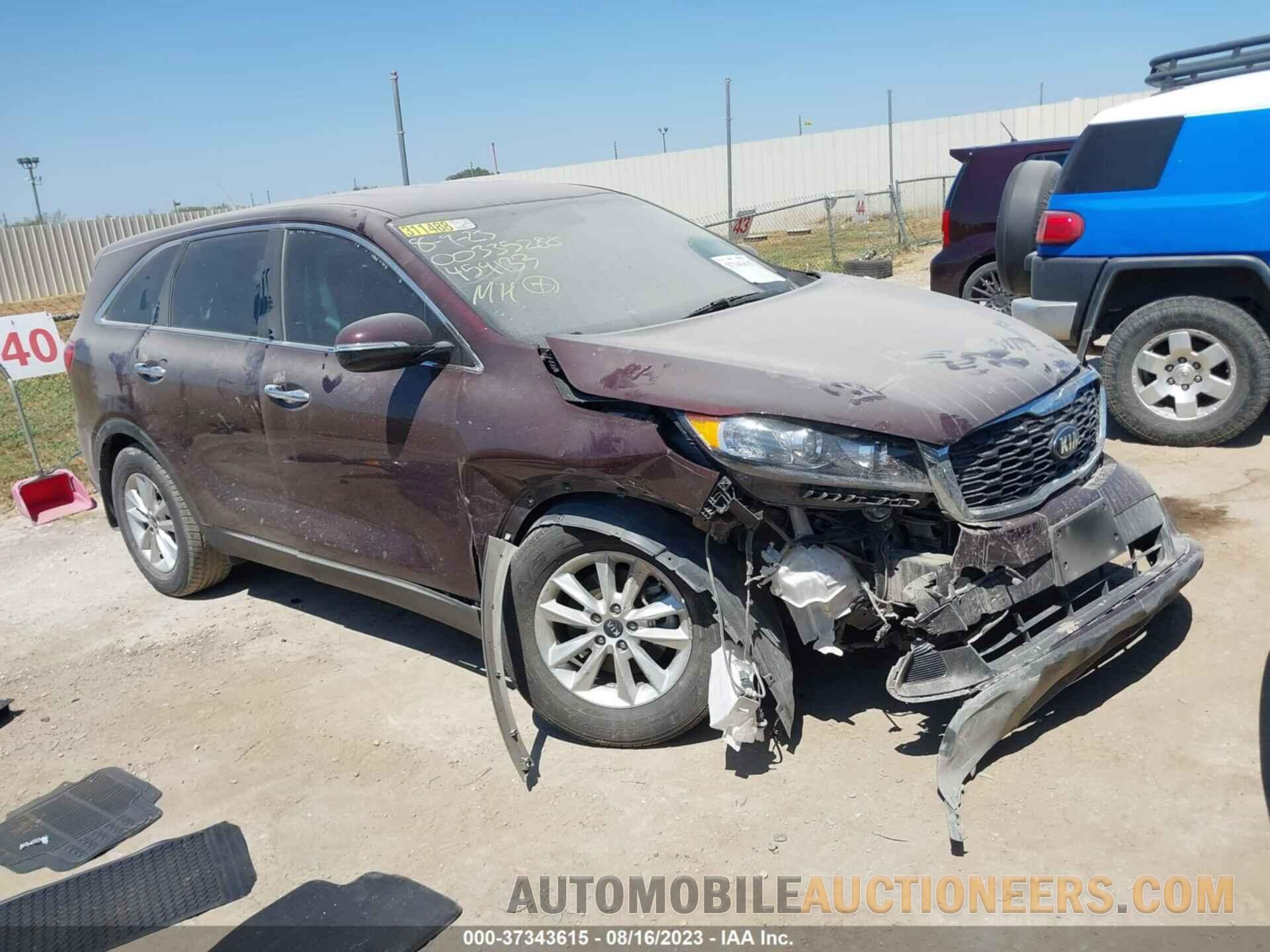 5XYPG4A30KG459133 KIA SORENTO 2019