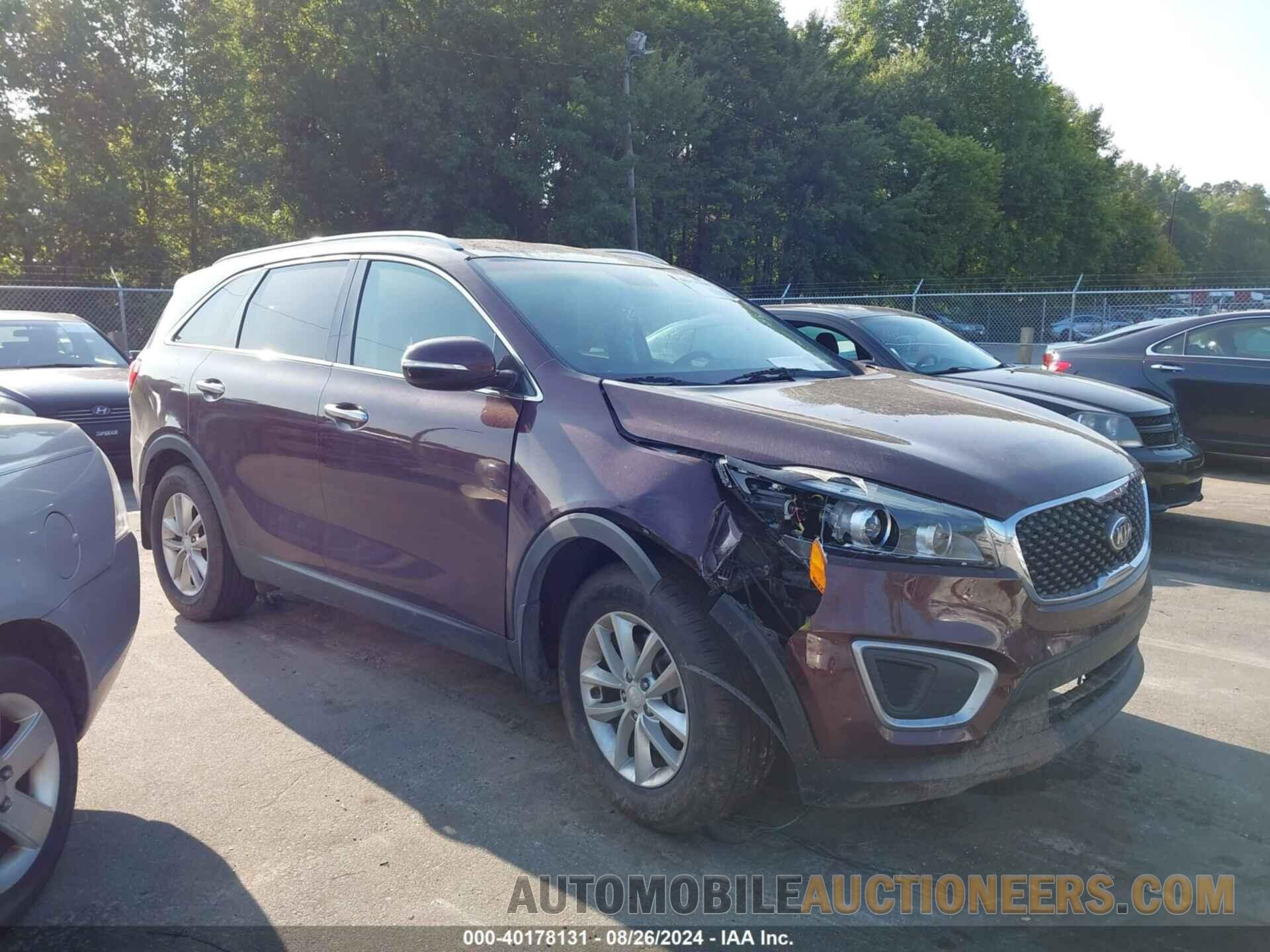 5XYPG4A31JG380245 KIA SORENTO 2018