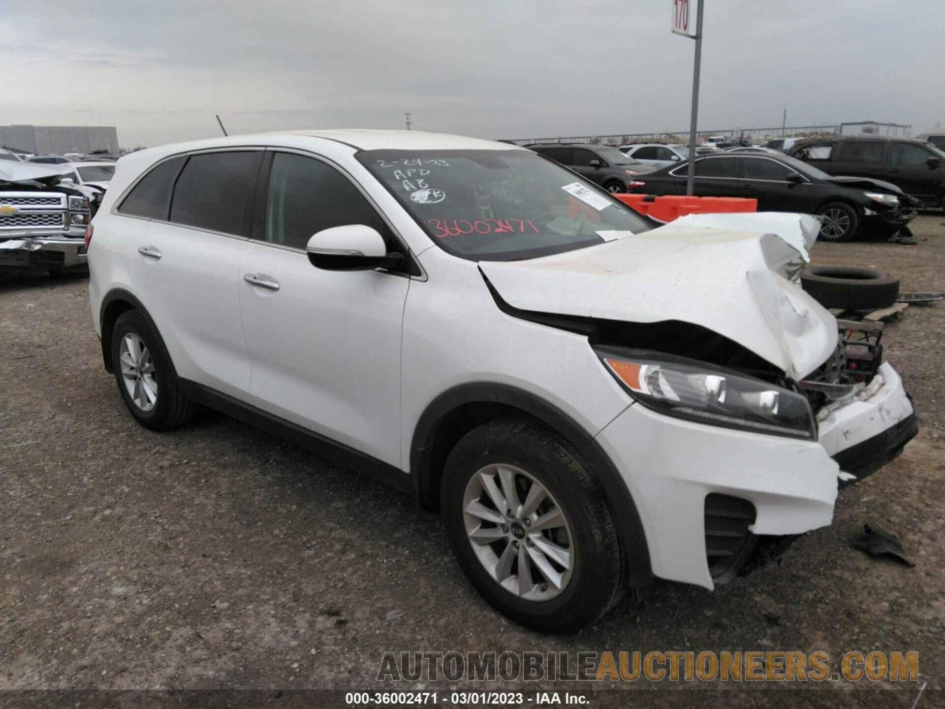 5XYPG4A31KG500157 KIA SORENTO 2019