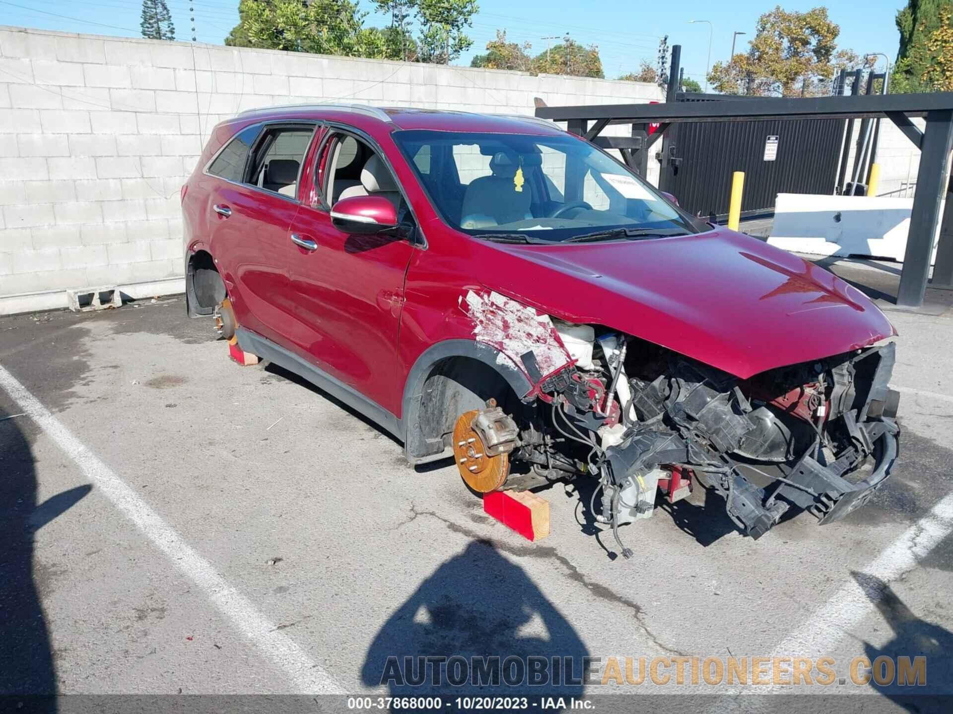 5XYPG4A32JG384451 KIA SORENTO 2018